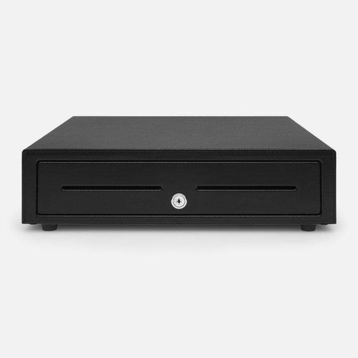 A black cash drawer sold for Square