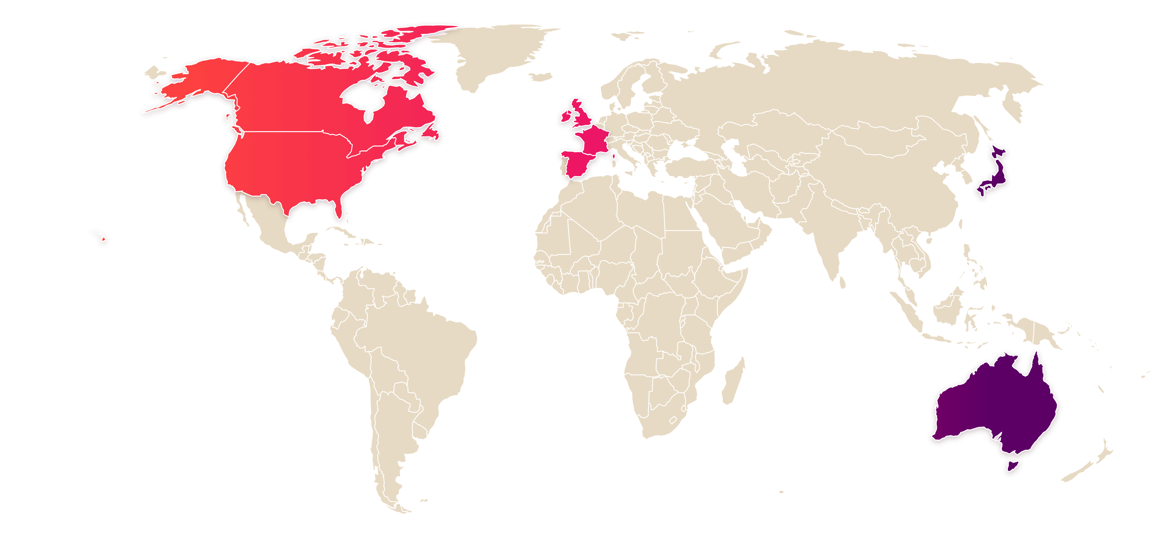 Map of the eight markets where Square boards merchants